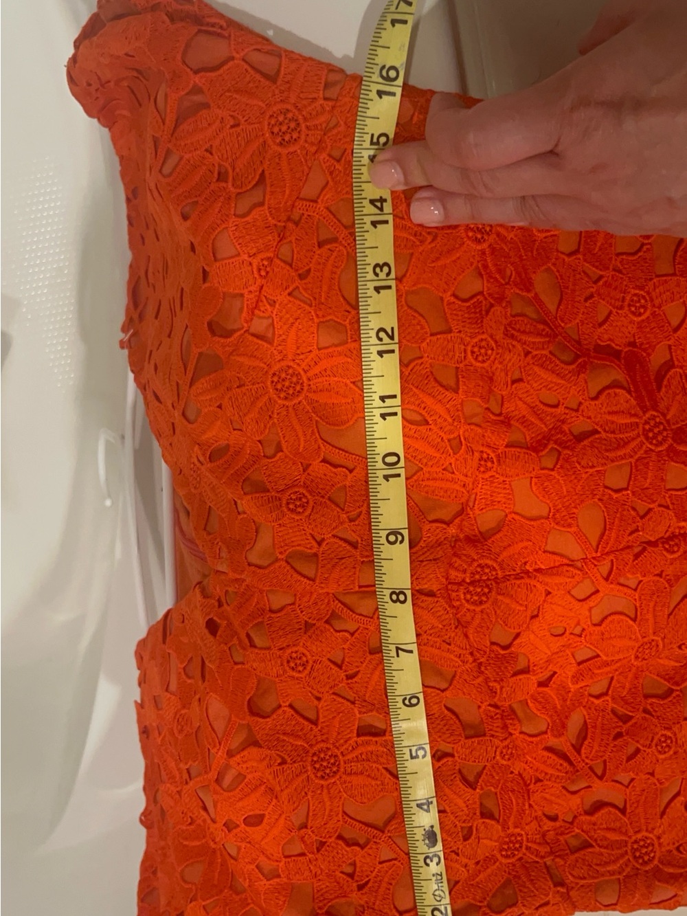 Banana Republic embroidery lace dress 4P New without tag (tag fell off) - Picture 8 of 8